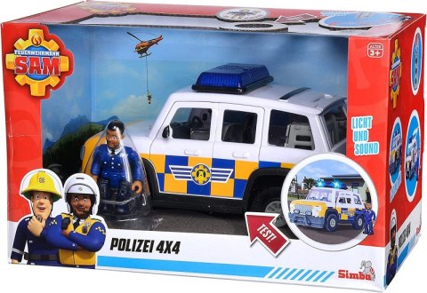 Jeep policyjny z figurką Strażak Sam Simba