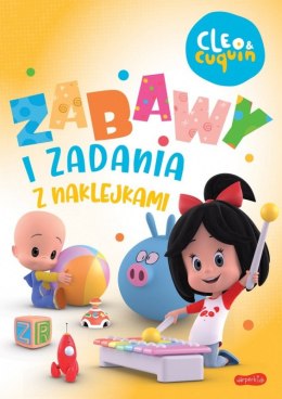 Książeczka Cleo i Cuquin. Zabawy i zadania z naklejkami Harper Collins