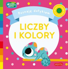 Książeczka Liczby i Kolory. Akademia Mądrego Dziecka. Poznaję dotykiem Harper Collins