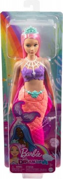 Lalka Barbie Dreamtopia Syrenka Pomarańczowo-różowy ogon Mattel