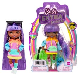 Lalka Barbie Extra Mała 7 - Kolorowa bluza/Fioletowe włosy Mattel