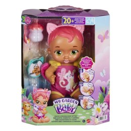 Lalka z dźwiękami My Garden Baby Bobasek-Kotek Karmienie i drzemka Różowa Mattel