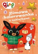 Bing Zimowa kolorowanka z naklejkami Harper Collins