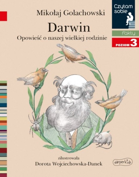 Książeczka Darwin. Opowieść o naszej wielkiej rodzinie. Czytam sobie. Poziom 3 Harper Collins