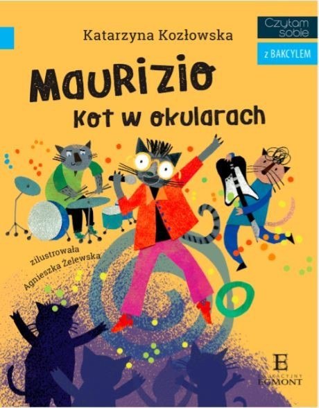 Książeczka Maurizio. Kot w okularach. Czytam sobie z Bakcylem Harper Collins