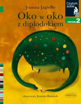 Książeczka Oko w oko z diplodokiem. Czytam sobie. Poziom 2 Harper Collins