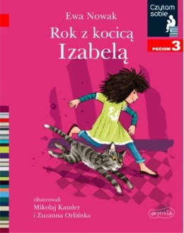 Książeczka Rok z Kocicą Izabelą. Czytam sobie. Poziom 3 Harper Collins