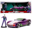 Pojazd metalowy z figurką Jada Joker 2009 Chevy Corvette 1:24 Dickie