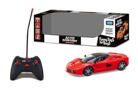 Auto sportowe R/C czerwone Artyk