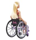 Lalka Barbie Fashionistas Na wózku strój w kratkę Mattel