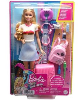 Lalka Barbie Malibu w podróży Mattel