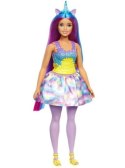 Lalka Jednorożec niebiesko-fioletowa Barbie Dreamtopia Mattel