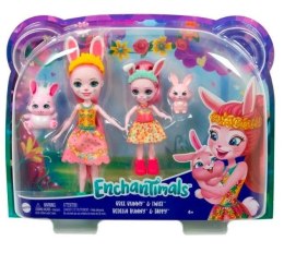 Zestaw lalek Enchantimals Siostry Bree i Bedelia i ich króliczki Mattel
