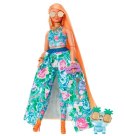 Lalka Barbie Extra Fancy sukienka w kwiaty Mattel