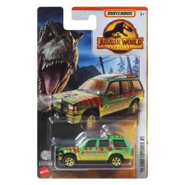 Pojazdy Matchbox Jurassic World karton 12 sztuk Mattel