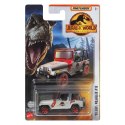 Pojazdy Matchbox Jurassic World karton 12 sztuk Mattel