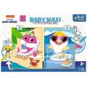 Układanka Baby MAXI 2x10 elementów Wesoły dzień rekina, Baby Shark Trefl