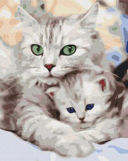 Obraz Malowanie po numerach - Kocia mama Symag
