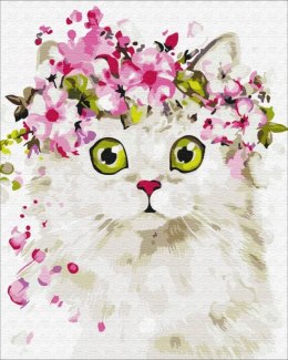 Obraz Malowanie po numerach - Zaskoczony kotek Symag