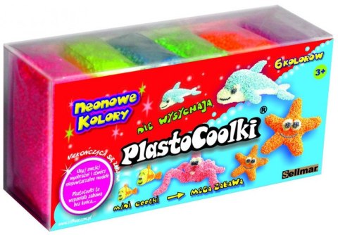 Sellmar Plastocoolki neon 6 sztuk Abino