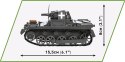 Klocki Historical Collection WWII Panzer I Ausf. A 330 elementów Cobi Klocki