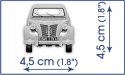 Klocki Citroen 2CV Typ A 1949 Cobi Klocki