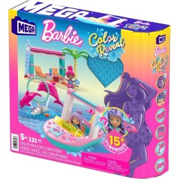Klocki MEGA Barbie Color Reveal Przygoda z delfinami Mega Bloks