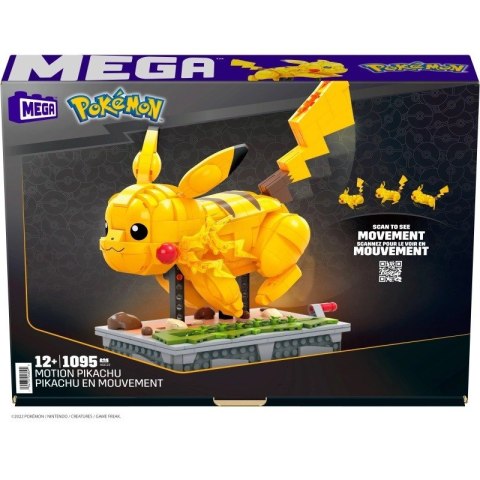 Klocki Mega Pokemon ruchomy Pikachu 1095 elementów Mega Bloks