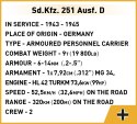 Klocki Sd.Kfz. 251 Ausf.D Cobi Klocki