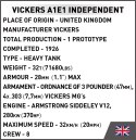 Klocki Vickers A1E1 Independent Cobi Klocki