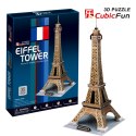Puzzle 3D Wieża Eiffel'a Cubic Fun