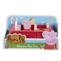 Drewniany samochód z figurką | Świnka Peppa | TM TOYS