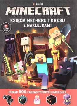 HarperKids - Minecraft. Księga Netheru i Kresu z naklejkami