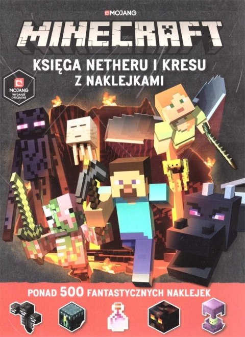 HarperKids - Minecraft. Księga Netheru i Kresu z naklejkami