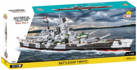 Klocki Historical Collection Battleship Tirpitz 2810 elementów Cobi Klocki