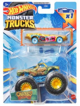 Pojazd Monster Trucks HKM09 1:64 + Autko 2-pak Hot Wheels