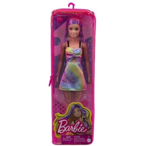 Barbie Fashionistas Lalka - Sukienka geometryczny wzór Mattel