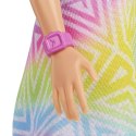 Barbie Fashionistas Lalka - Sukienka geometryczny wzór Mattel