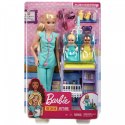 Lalka Barbie Kariera Zestaw Pediatra Mattel