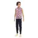 Lalka Barbie Ken Fashionistas top w błyskawice Mattel