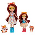 Lalki Enchantimals Felicity i Feana Fox Lalki siostry Mattel