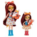 Lalki Enchantimals Felicity i Feana Fox Lalki siostry Mattel