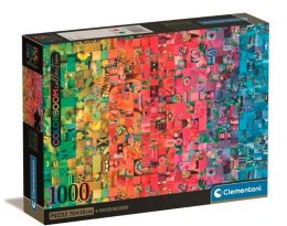 Puzzle 1000 elementów Compact Colorboom Collection Clementoni