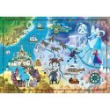 Puzzle 1000 elementów Compact Disney Maps Frozen Clementoni