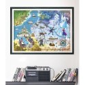 Puzzle 1000 elementów Compact Disney Maps Frozen Clementoni