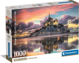 Puzzle 1000 elementów Compact Le Magnifique Mont Saint-Michel Clementoni