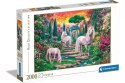 Puzzle 2000 elementów kolekcja High Quality - Klasyczne ogrodowe jednorożce Clementoni