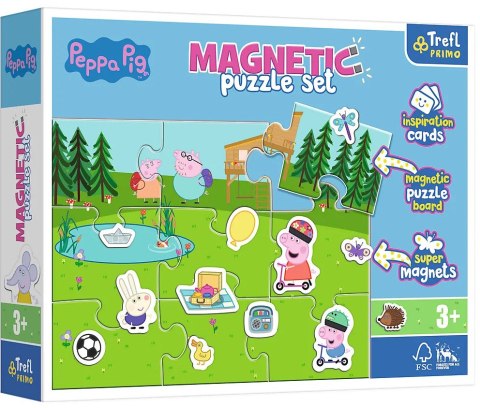 Trefl: Puzzle magnetyczne - Zabawy Peppy