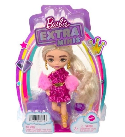 Lalka Barbie Extra Minis różowy strój Mattel