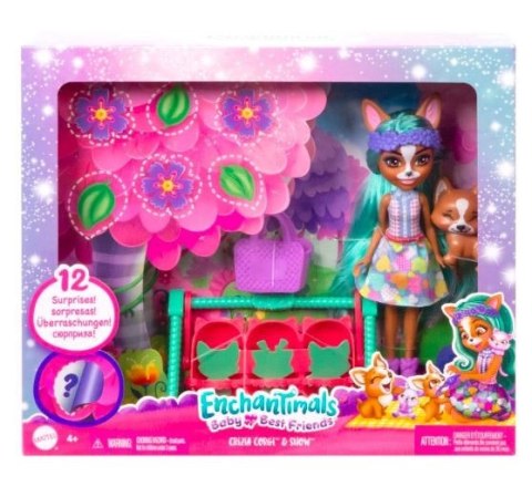 Zestaw z niespodziankami, Crizia Corgi Enchantimals Mattel